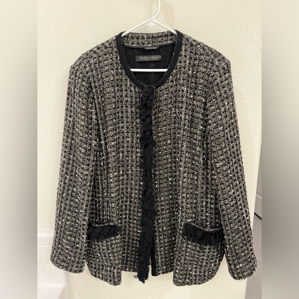 Marina Rinaldi tweed jacket